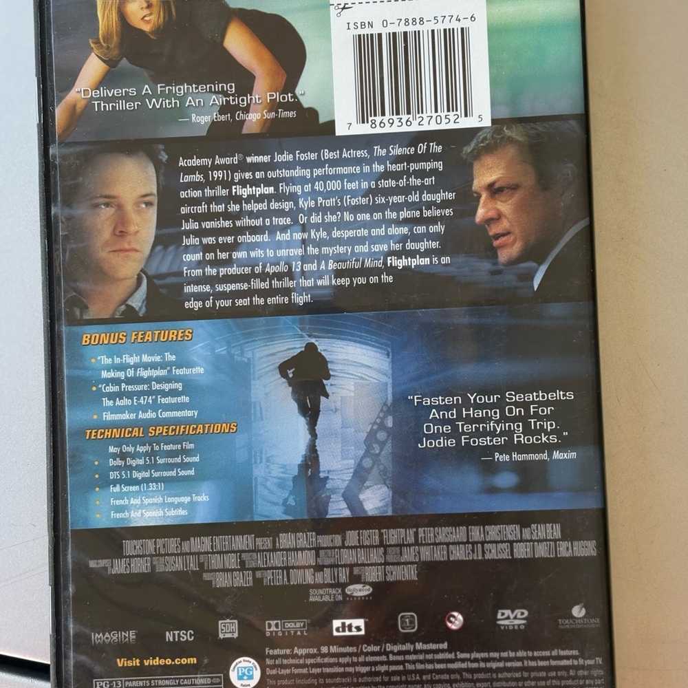 Flightplan DVD - Picture 2 of 2